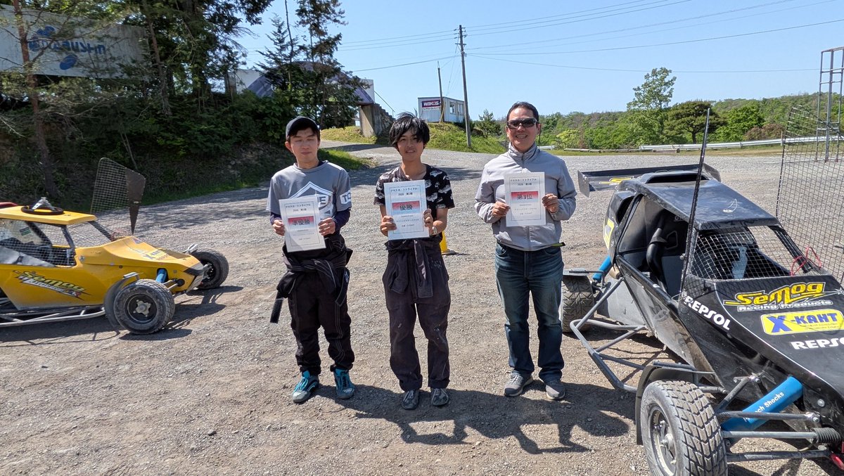 Kawatec2's tweet photo. クロスカート走行会３番タイムだった燃圧低下さん
全日本ダートラ観戦専門と言ってましたがいい勢いのスタートでした
#クロスカート https://t.co/kt370zAk75