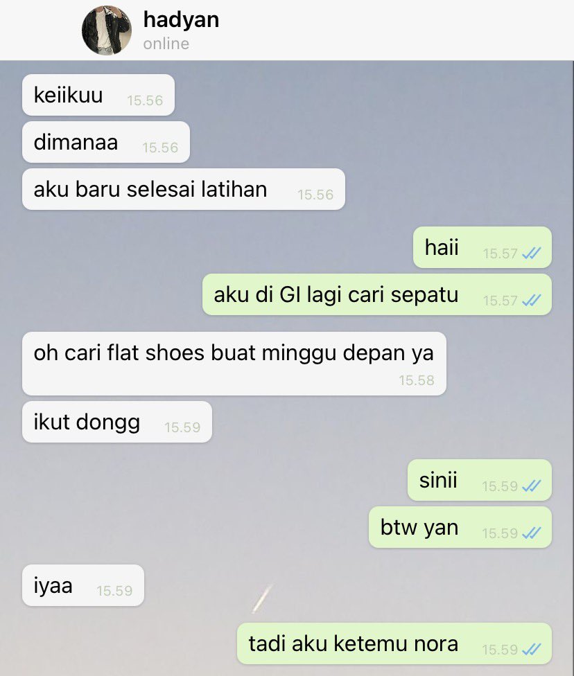 itsdysa's tweet photo. Kei ketemu Nora? #HadyanKei https://t.co/6tBVvAcRaV