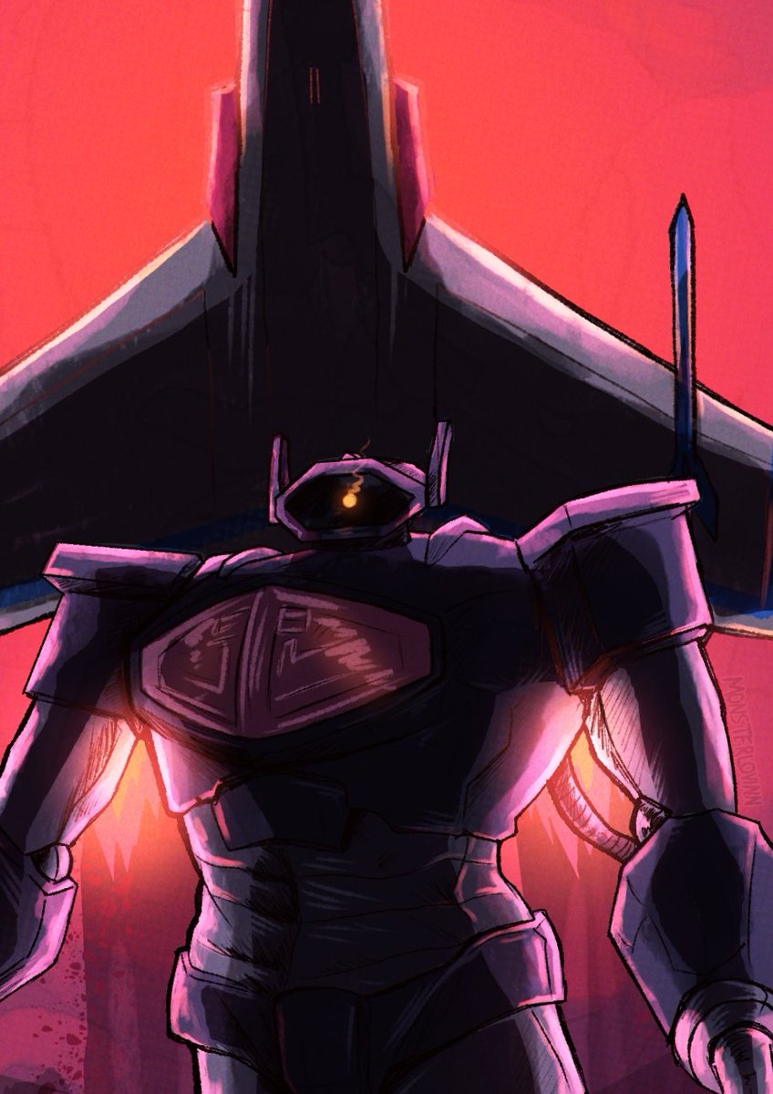 Monsterlovinn0's tweet photo. Finished that #Shockstar drawing I posted the sketch of!
#Transformers #tffanart #starscream #Shockwave https://t.co/nGSPU0p7fX