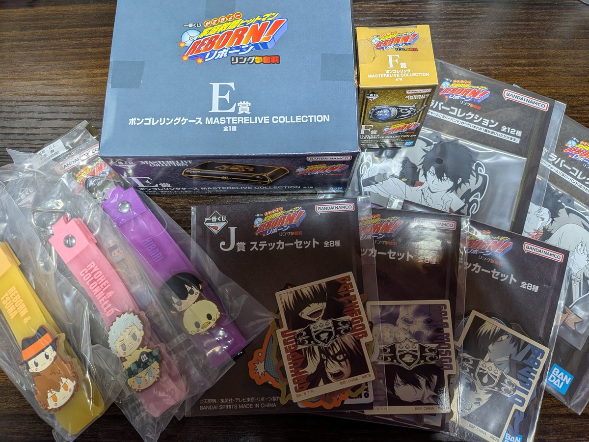 10連回してきました✨ フィギュア引けなかったけど、リングケース引け