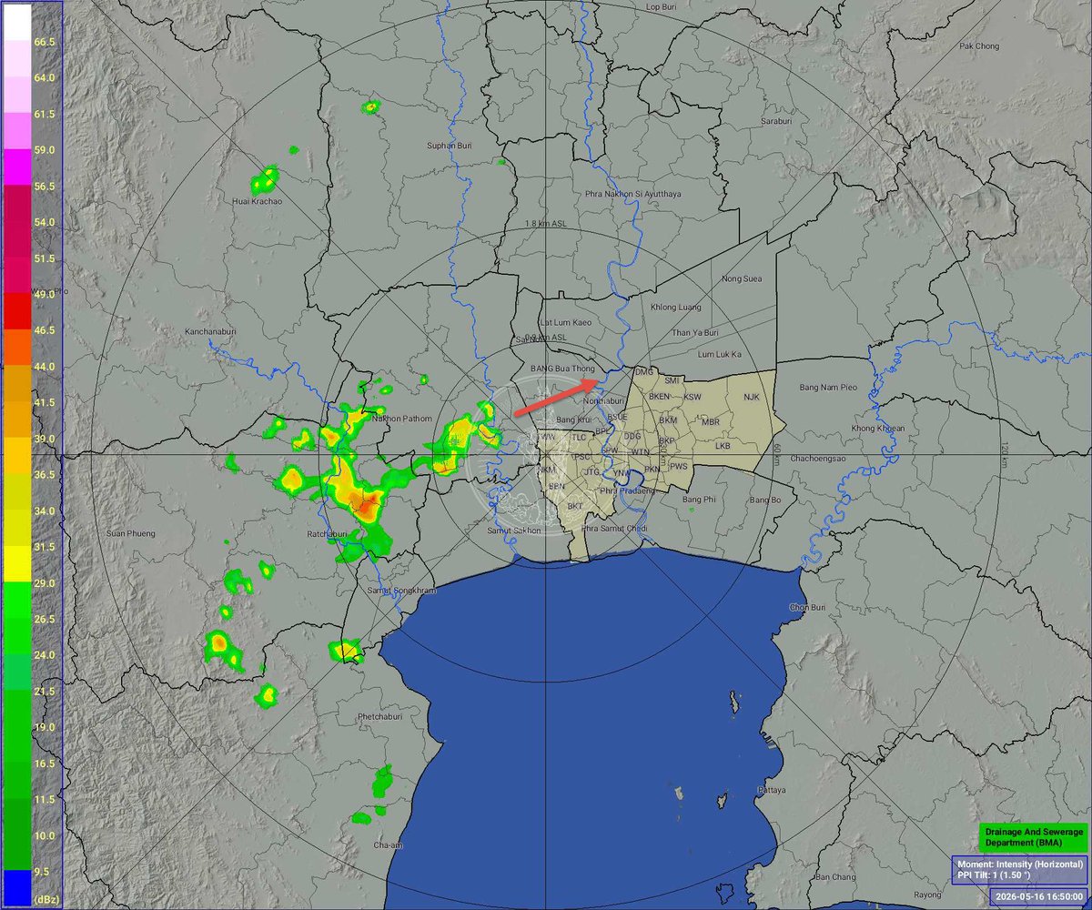 ศูนย์ป้องกันน้ำท่วม กรุงเทพมหานคร tweet media