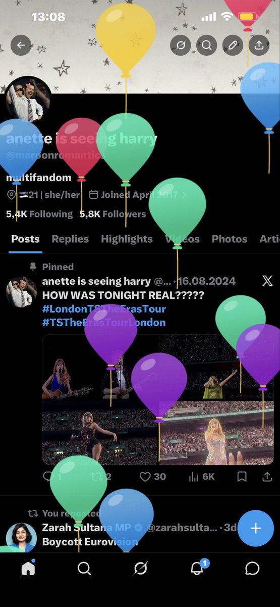 anette is seeing harry tweet media