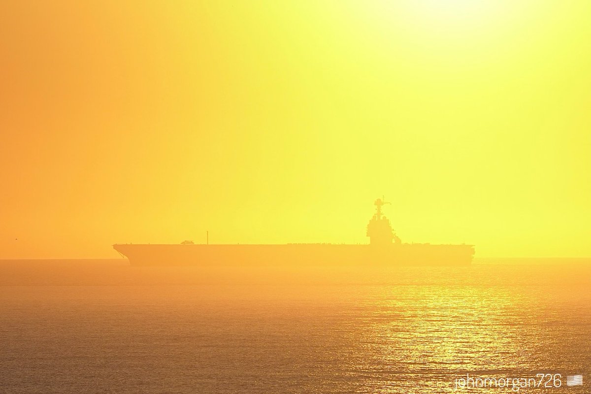 WarshipCam's tweet photo. USS Gerald R. Ford (CVN 78) Gerald R. Ford-class aircraft carrier coming into Norfolk, Virginia following 11-month deployment - May 16, 2026     SRC: X-@johnmorgan726 https://t.co/B77OpTVzJD