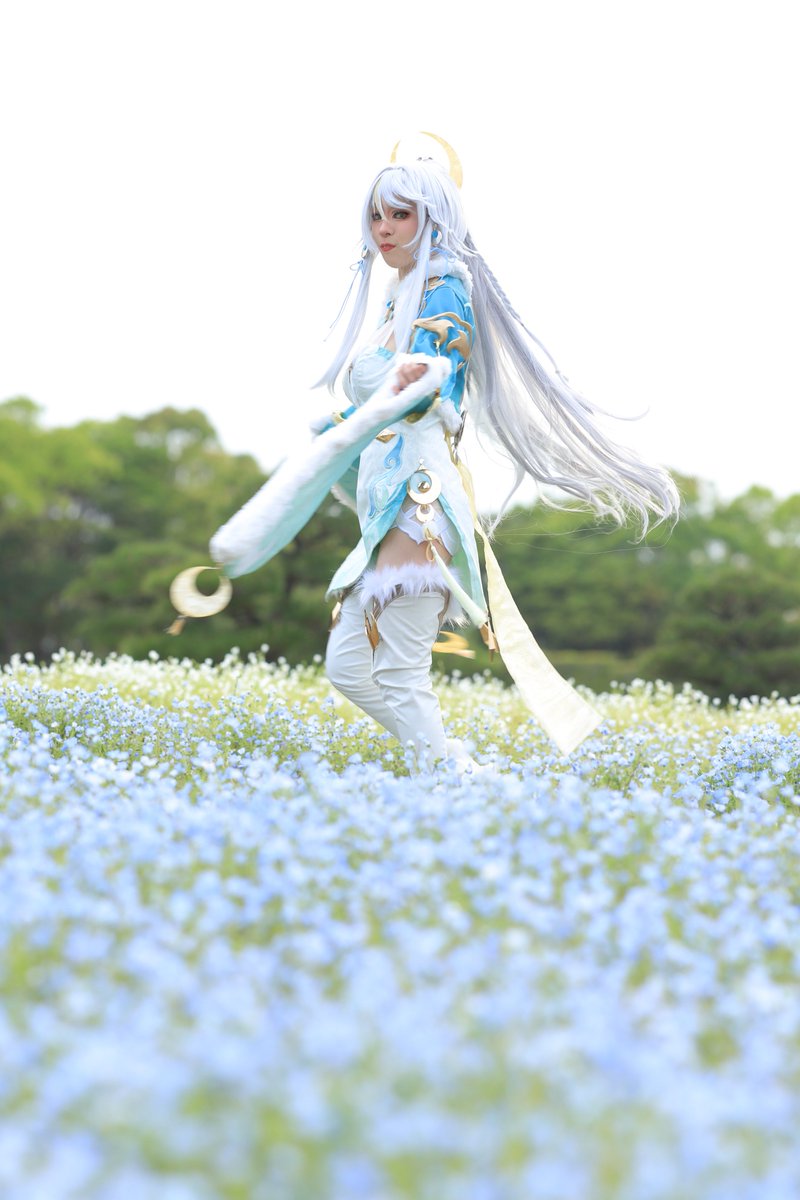d_garnetball's tweet photo. ⚠︎︎Cosplay⚠︎︎

🌙𝐇𝐚𝐩𝐩𝐲 𝐁𝐢𝐫𝐭𝐡𝐝𝐚𝐲🌙
遅くなっちゃったけど兹白さんお誕生日おめでとう🎉🎂
美人さんで素敵な兹白さん大好きすぎる🥰✨弊ワットで幸せになって欲しい🙏🙏🙏

 #兹白生誕祭2026
 #GenshinImpact https://t.co/KgraniAiRl