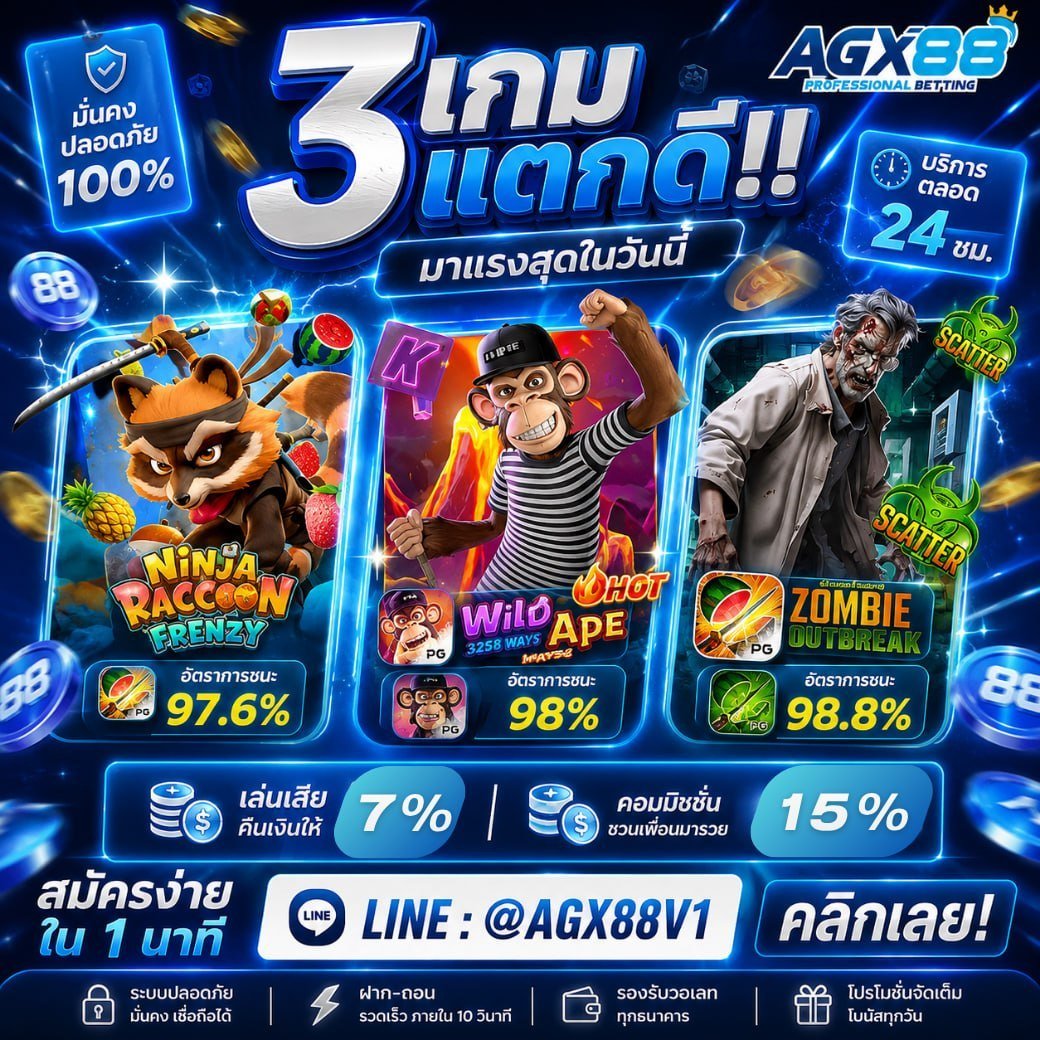88agx's tweet photo. BONUSTIME #AGX88
🫶3 เกมส์แตกดี มาแรงสุดในวันนี้ ! 🥰

สมัครเลย ▶️ https://t.co/0E4HR2BNj7

คืนยอดเสีย 10% ทุกวัน🙌
แนะนำเพื่อนรับสูงสุด 30%✨ 
ติดต่อ : https://t.co/2nB14tmcKn

#เครดิตฟรี #เครดิตฟรีล่าสุด #สล็อตแตกง่าย #สล็อตเว็บตรง #สล็อต https://t.co/Ap7JL5snoF