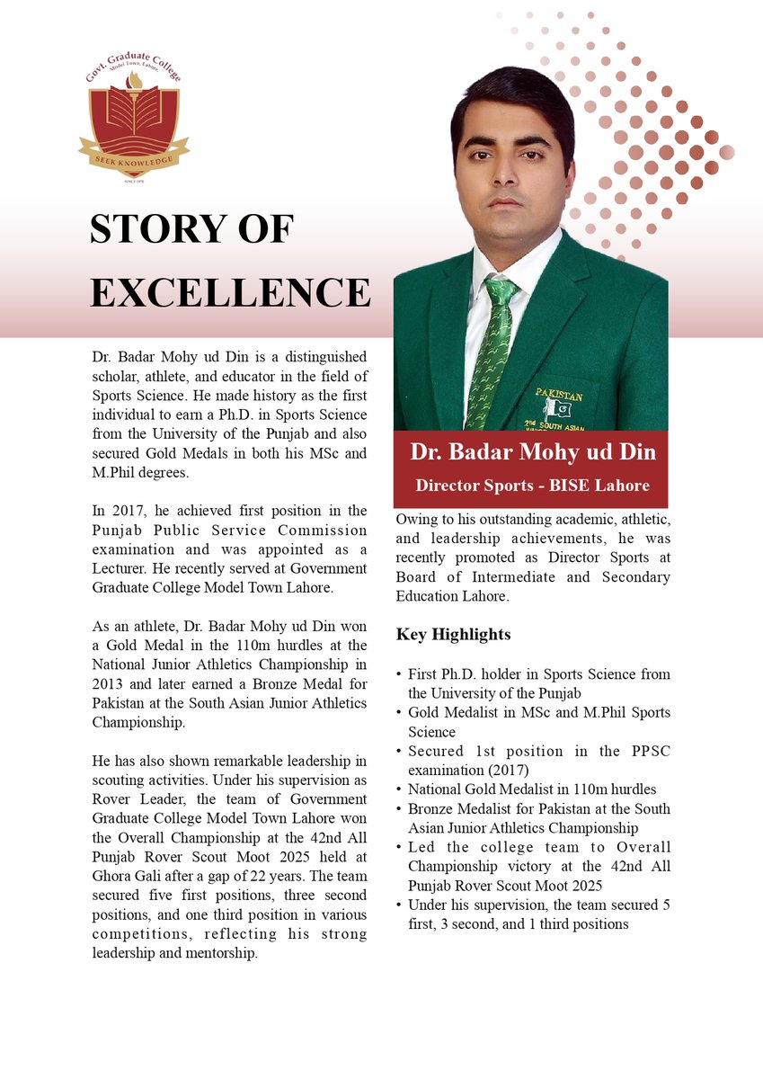 Govt. Graduate College Model Town tweet media