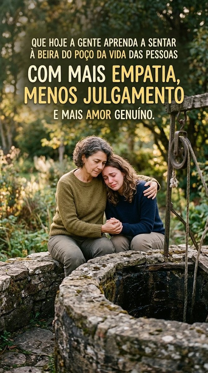 ReinaldoCSF's tweet photo. Sentar à beira do poço de alguém é um ato de amor silencioso. Nem toda dor precisa de respostas; às vezes, só precisa de presença. https://t.co/n78GeOlpYD