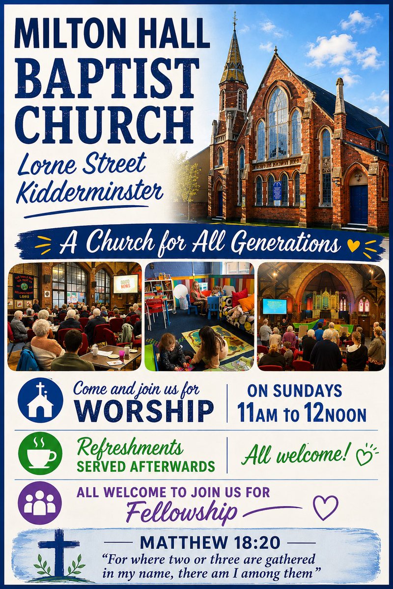 Milton Hall Baptist Church tweet media