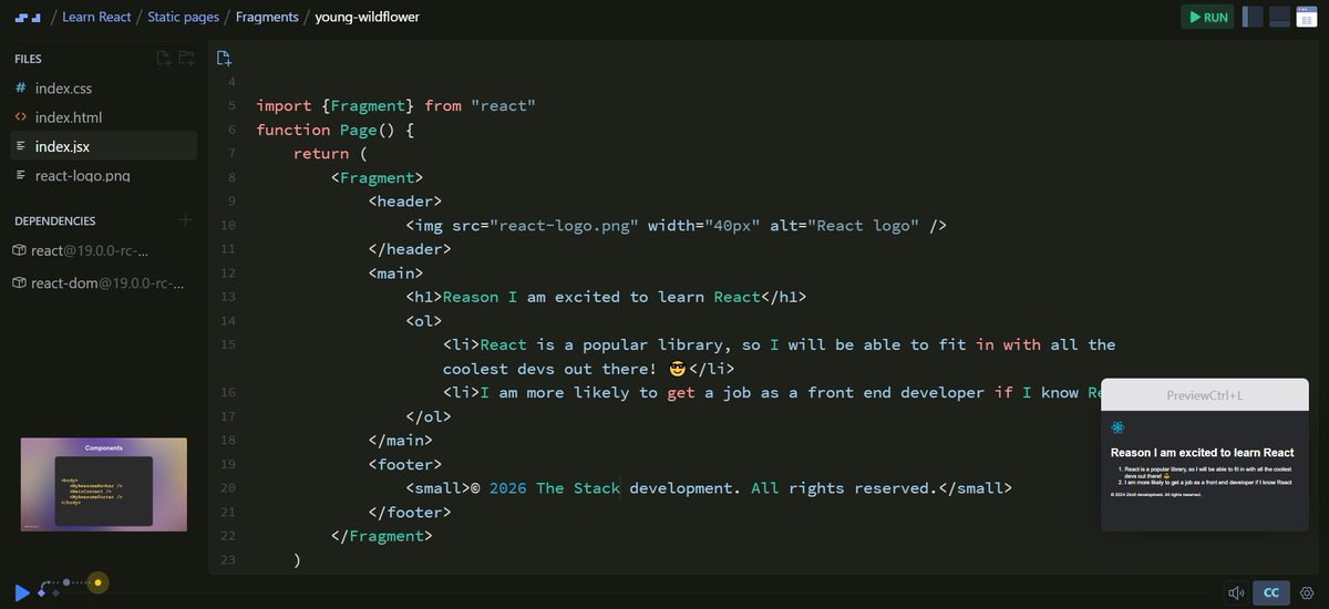 The Stack tweet media