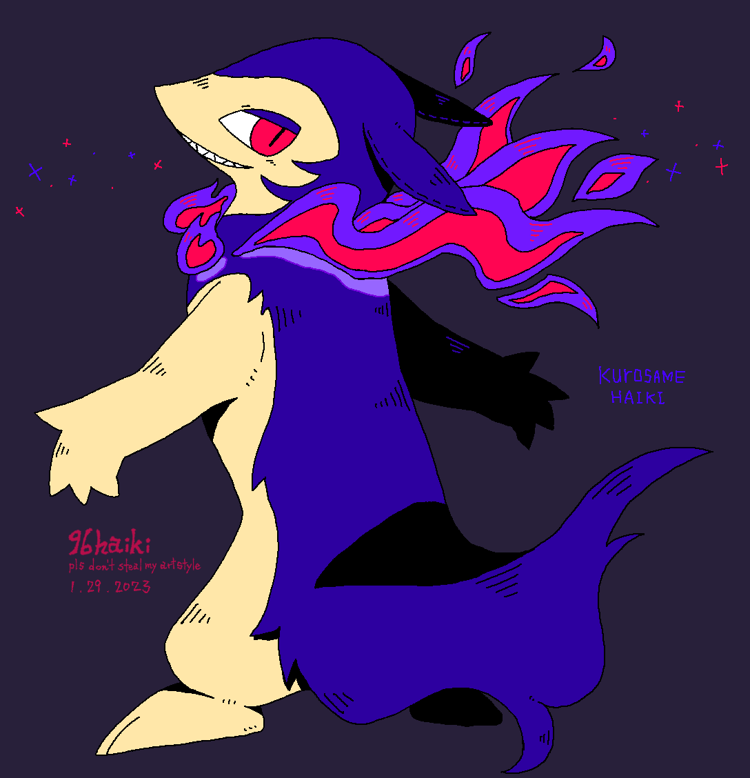 kuroHaiki's tweet photo. #pokemon ヒスイバクフーン/hisuian typhlosion
2022~2023 https://t.co/Qla97URii7