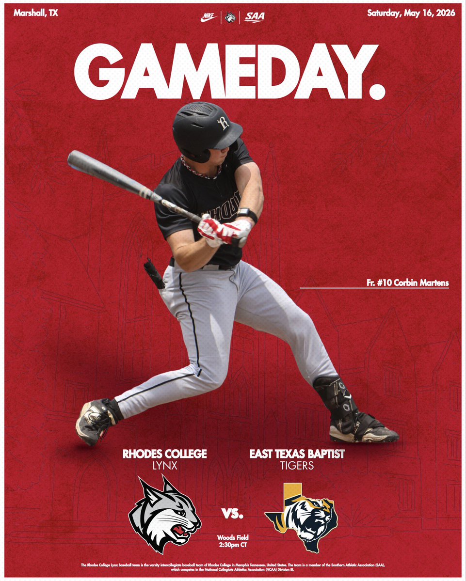 Rhodes College Baseball tweet media