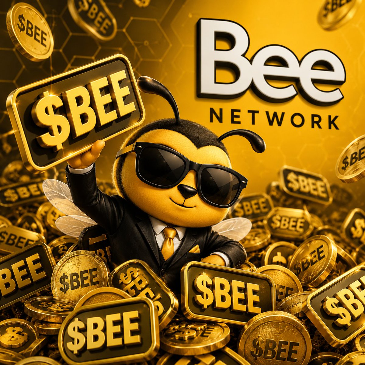 BEE Network Mining 💛 tweet media