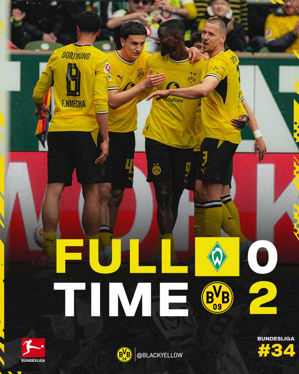 El brasileño Yan Couto fue el encargado de poner cifras definitivas al marcador y la campaña del BVB en la Bundesliga. 73 puntos para segundo lugar general, fue el balance de su temporada.
Sigue toda la información a través de #iHeartRadio: