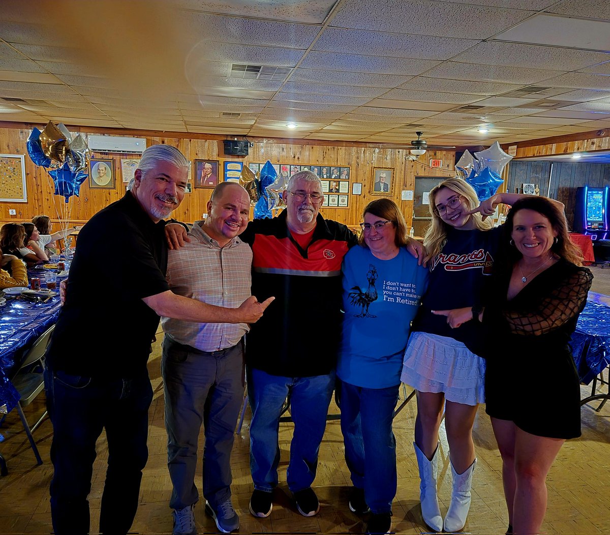 960LLC's tweet photo. The LLC sent a distinguished delegation to Toccoa for Strappette's surprise retirement party! @Ben_Lastly @JohnParker39515 @_annikahhh @jarrett_shana @watchdogwilliam https://t.co/tkIq1nBTXr