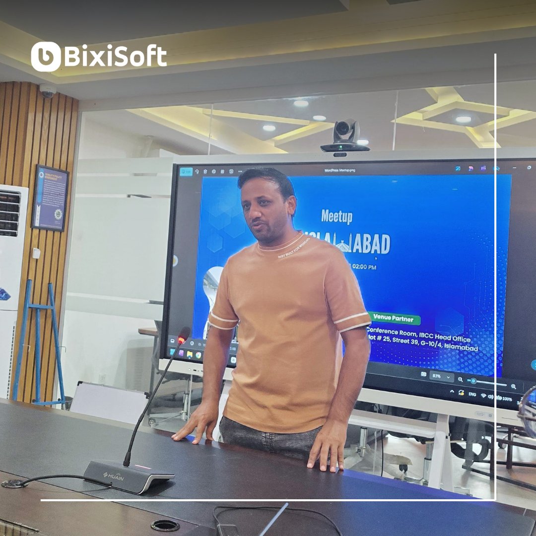 dearmansoor's tweet photo. Great vibes representing BixiSoft at Islamabad Meetup 🚀! Fresh ideas, cool convos, and tech love 💡. #BixiSoft #IslamabadMeetup #TechCommunity https://t.co/YuLr7JZ1qQ