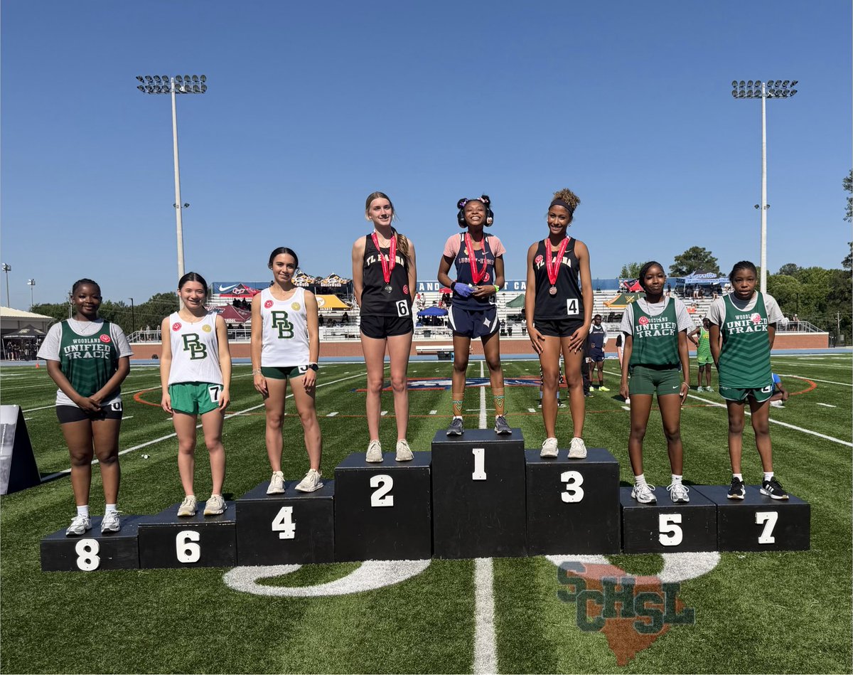 SCHSL's tweet photo. 🚨For the 1st time ever…the SCHSL held the Boys and Girls Unified 100 Meter Dash during the 5A-Division 2 Track and Field State Finals🏃🏼🏃🏽‍♀️🏃🏽🏃🏼‍♀️💪🏼

#WeAreSCHSL #Unified https://t.co/OFdTRuITpP