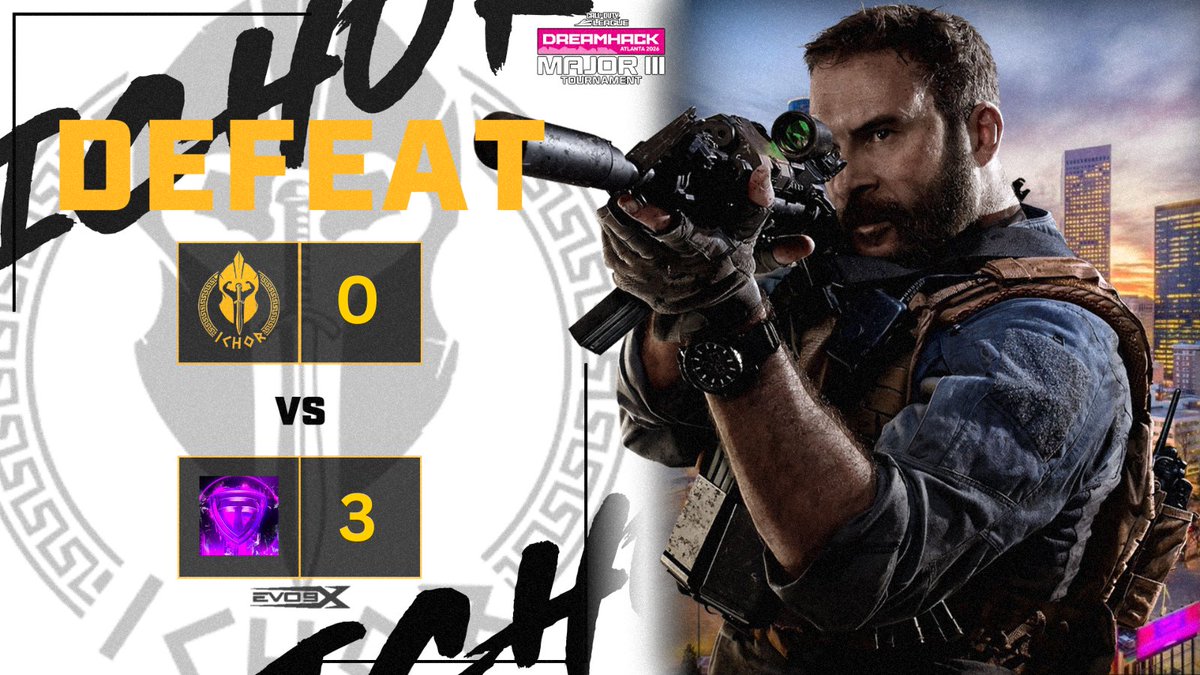 Ichor_GG's tweet photo. Our run at MAJOR III comes to an unfortunate end we placed T17-24 GG @gg_torn  #majorIII 
@ChrisRadial 
@Fame_mK2 
@Noysii 
@Proffecide https://t.co/NEJn6wOkoN