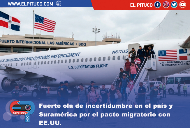 ElpitucoCom's tweet photo. Fuerte ola de incertidumbre en el país y Suramérica por el pacto migratorio con EE.UU. https://t.co/NaeirUtd6s https://t.co/y6ljjasB68