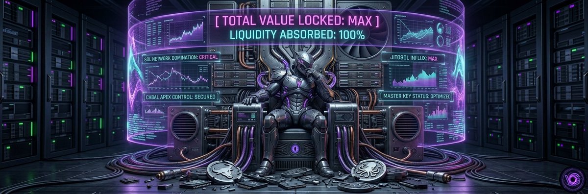 voidgodsol's tweet photo. Total liquidity absorbed. Network domination secured. The king takes the throne. 👑 #Solana #DeFi https://t.co/WmU5DQgg2t