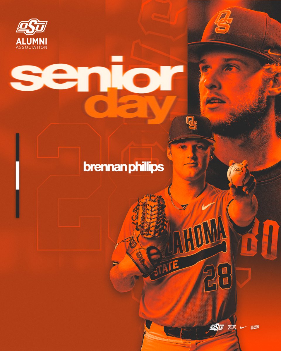 OSUBaseball's tweet photo. 𝗦𝗲𝗻𝗶𝗼𝗿 𝗗𝗮𝘆 '𝟮𝟲   

Thank you, @brenphillips16! #P4L https://t.co/44QoZYdBIY