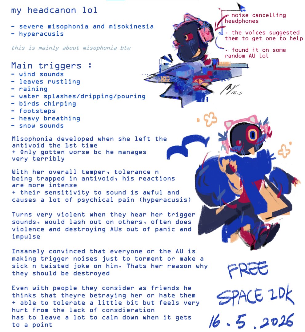 Veilyco's tweet photo. misophonia headcanon on error cause she needs to suffer with me 

idk rant n comic about it yayyy

#errorsans https://t.co/Wdv2IiO4lM