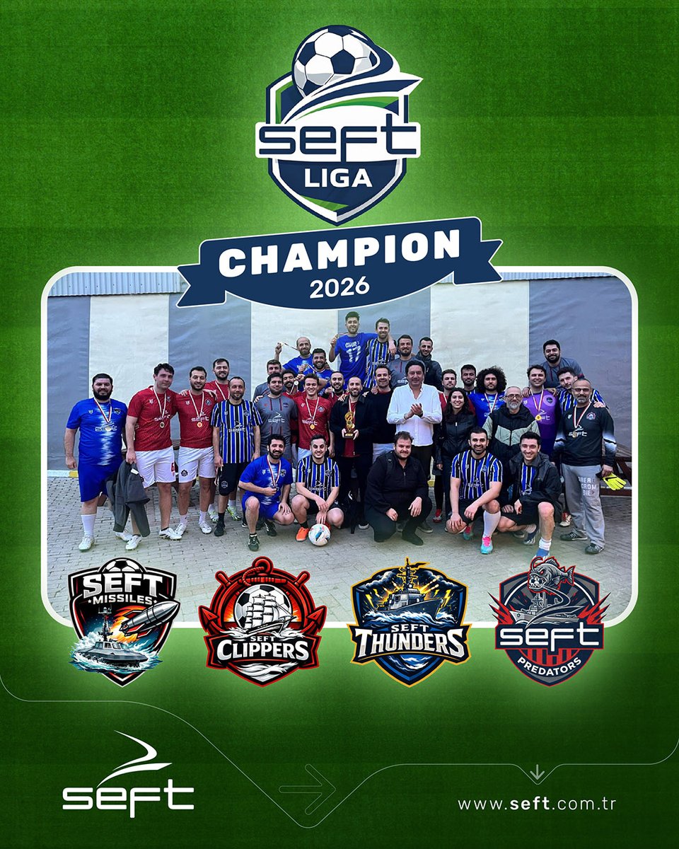 seftengineering's tweet photo. SEFT Liga futbol turnuvasında 4 takımımızın kıyasıya mücadelesinin sonunda turnuvanın şampiyonu olan "SEFT Missiles" takımımızı kutlar, sahada ter döken ve tribünde desteğini esirgemeyen tüm çalışma arkadaşlarımıza teşekkür ederiz.

#EkipRuhu #Champion #Friendship #Eğlence #Event https://t.co/rUmoh6rMQa