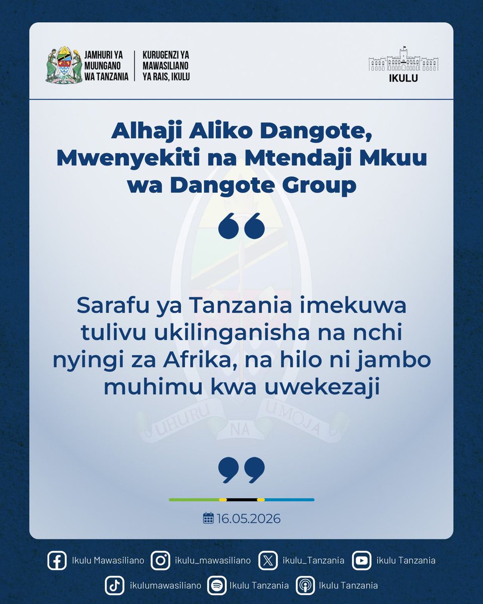 ikulu_Tanzania tweet media