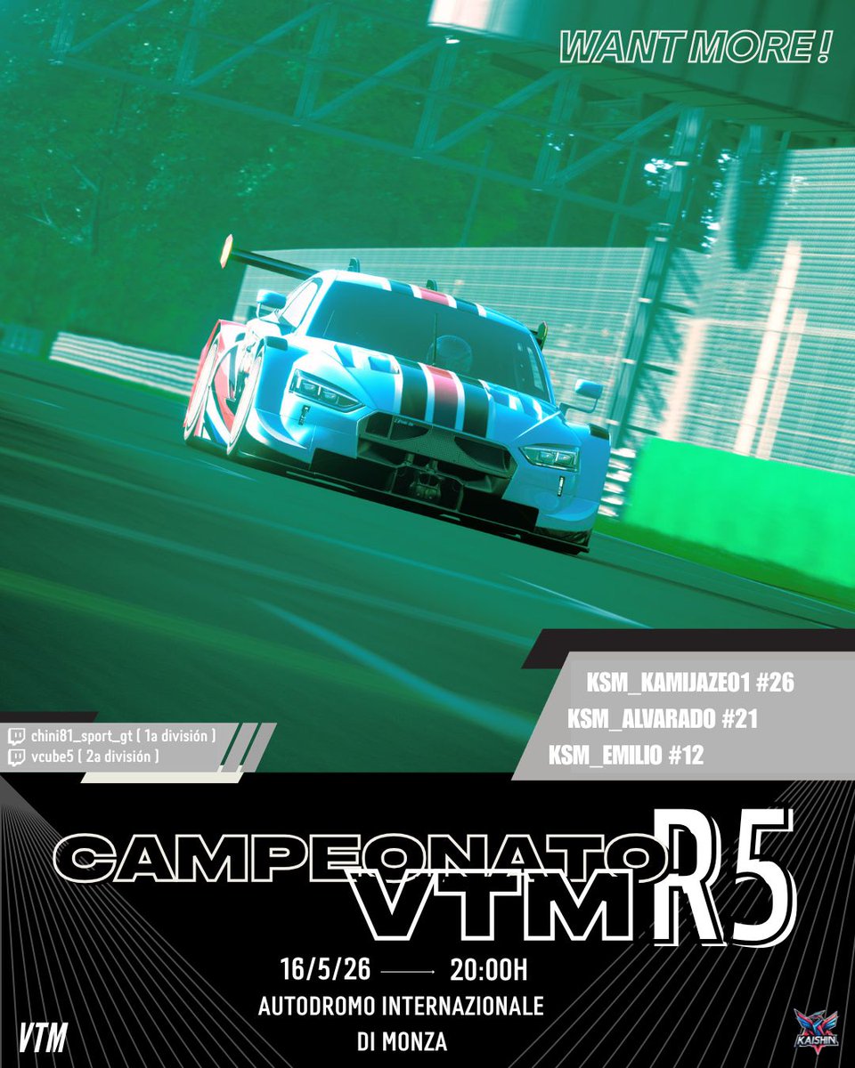 Kaishin Motorsport tweet media