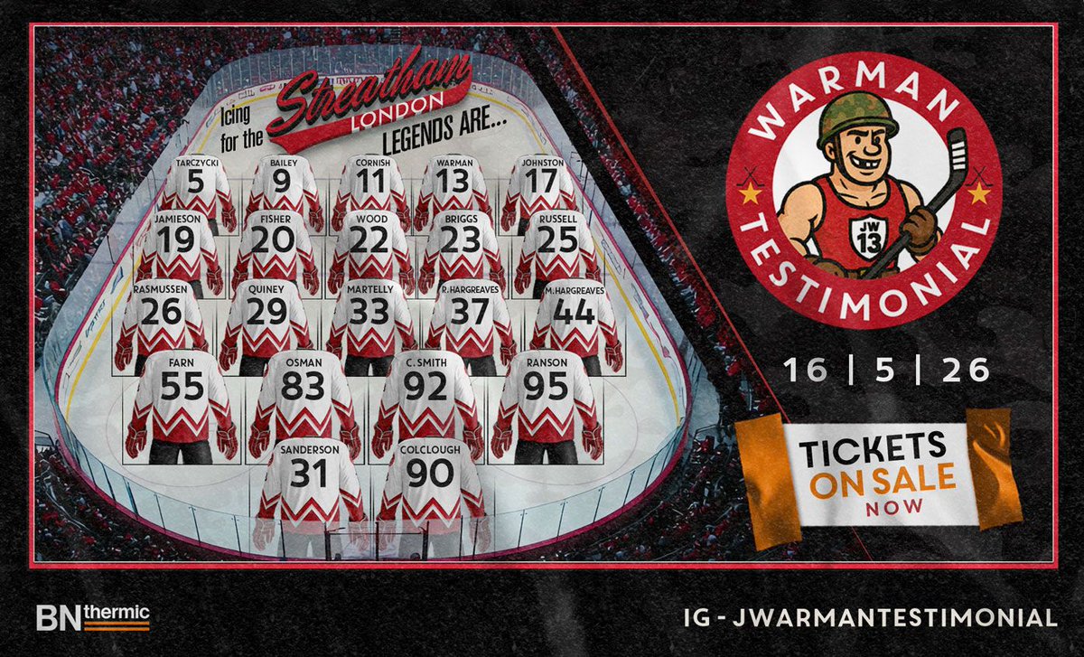 StreathamHockey's tweet photo. Icing for the legends https://t.co/Y0YPVieSmK