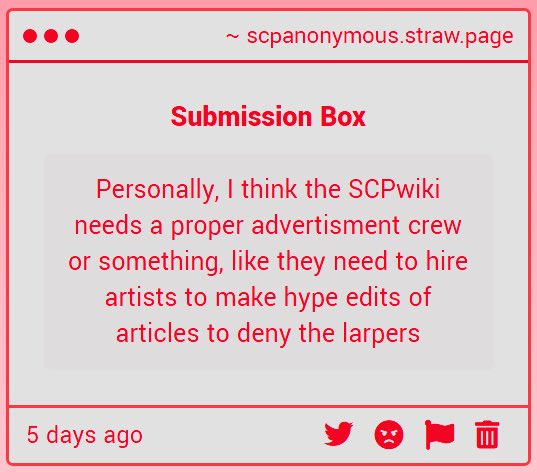 SCP ANONYMOUS tweet media