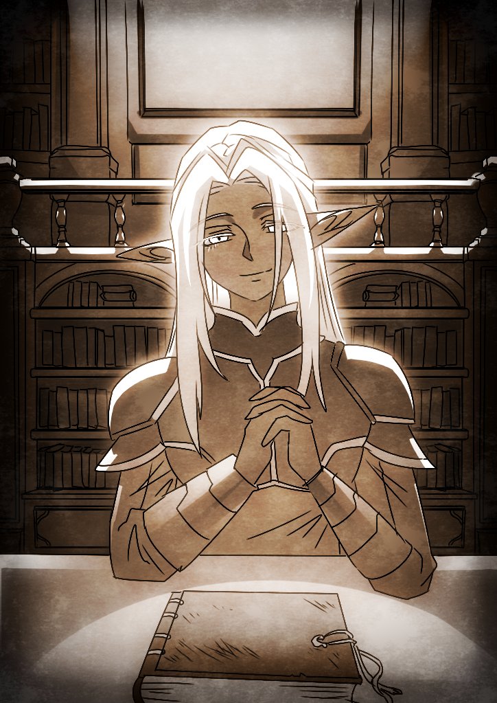 sufferay's tweet photo. #dnd #dnd5e #dndart #dndoc #DnDcharacter #Drow  Novel Volume 1, Episode 20 https://t.co/ZH3v5wHZwW