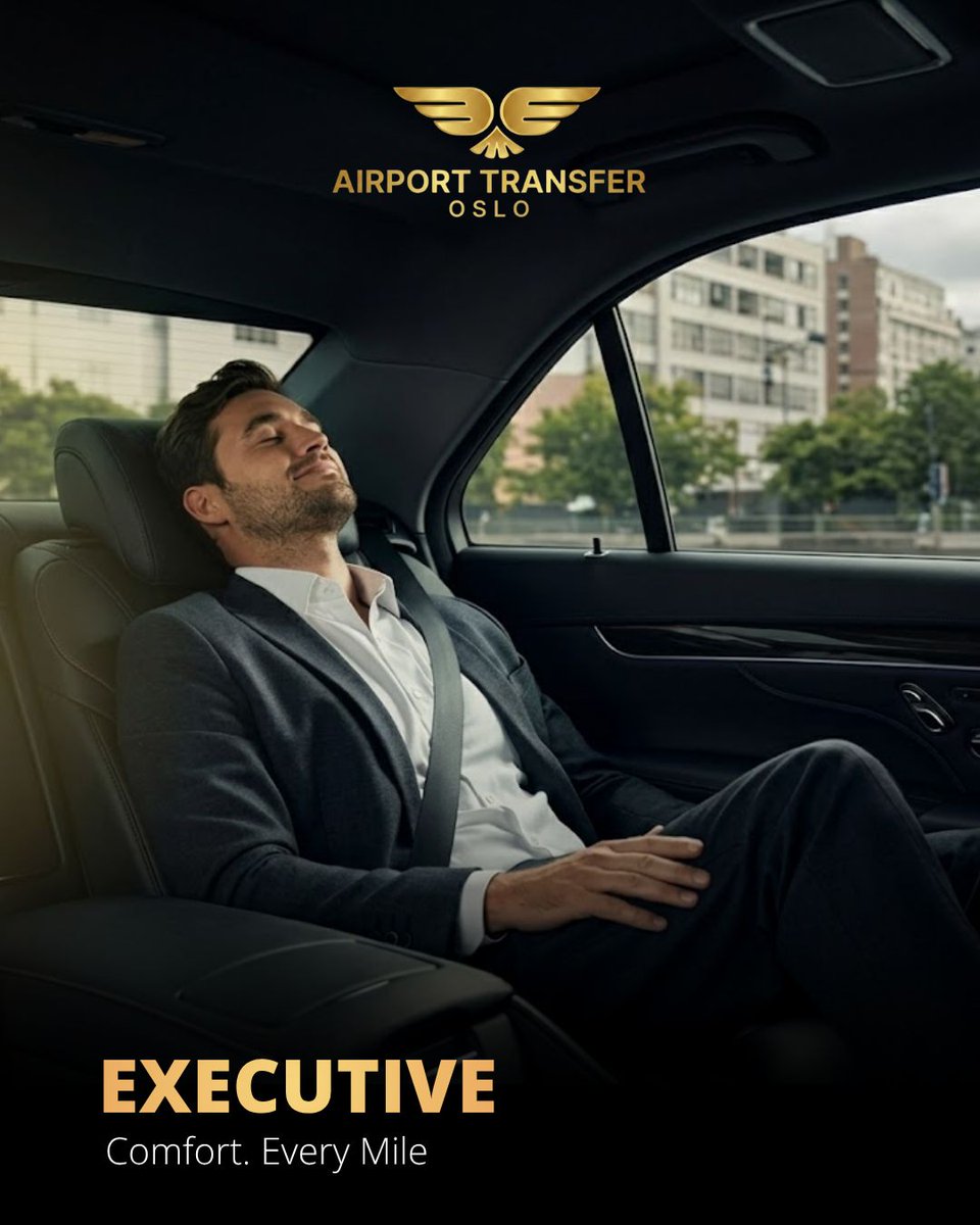 OsloTransfer's tweet photo. Arrive relaxed. Travel executive.
Premium airport transfers across Oslo. 

#AirportTransferOslo #OsloAirportTransfer #ExecutiveTravel #LuxuryTransfer #ChauffeurService #LuxuryTravel #BusinessClass #VIPTransfer #PremiumRide #TravelInStyle #PrivateTransfer #ExecutiveComfort https://t.co/xLdgI6eiGo