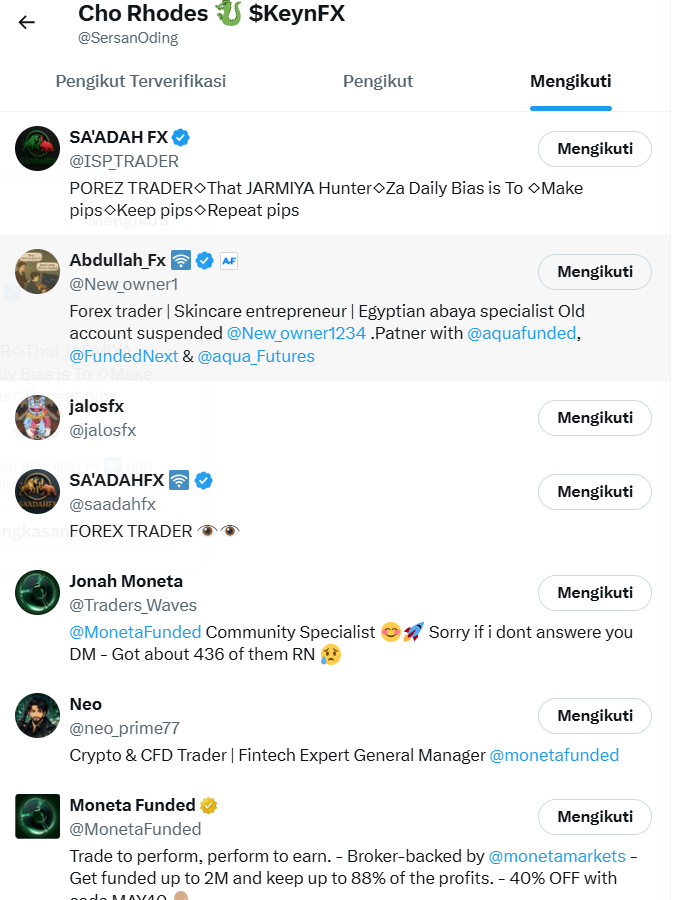 SersanOding's tweet photo. @saadahfx @MonetaFunded @neo_prime77 @Traders_Waves @jalosfx @New_owner1 @ISP_TRADER all task done.
@herimie_ayam @wagmiee @Asp_iux Real traders don’t skip this 💸 https://t.co/fPZrNZzZAV