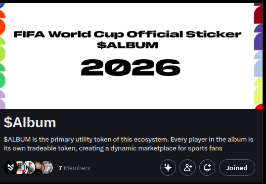 FIFA World Cup Official Sticker $Album tweet media
