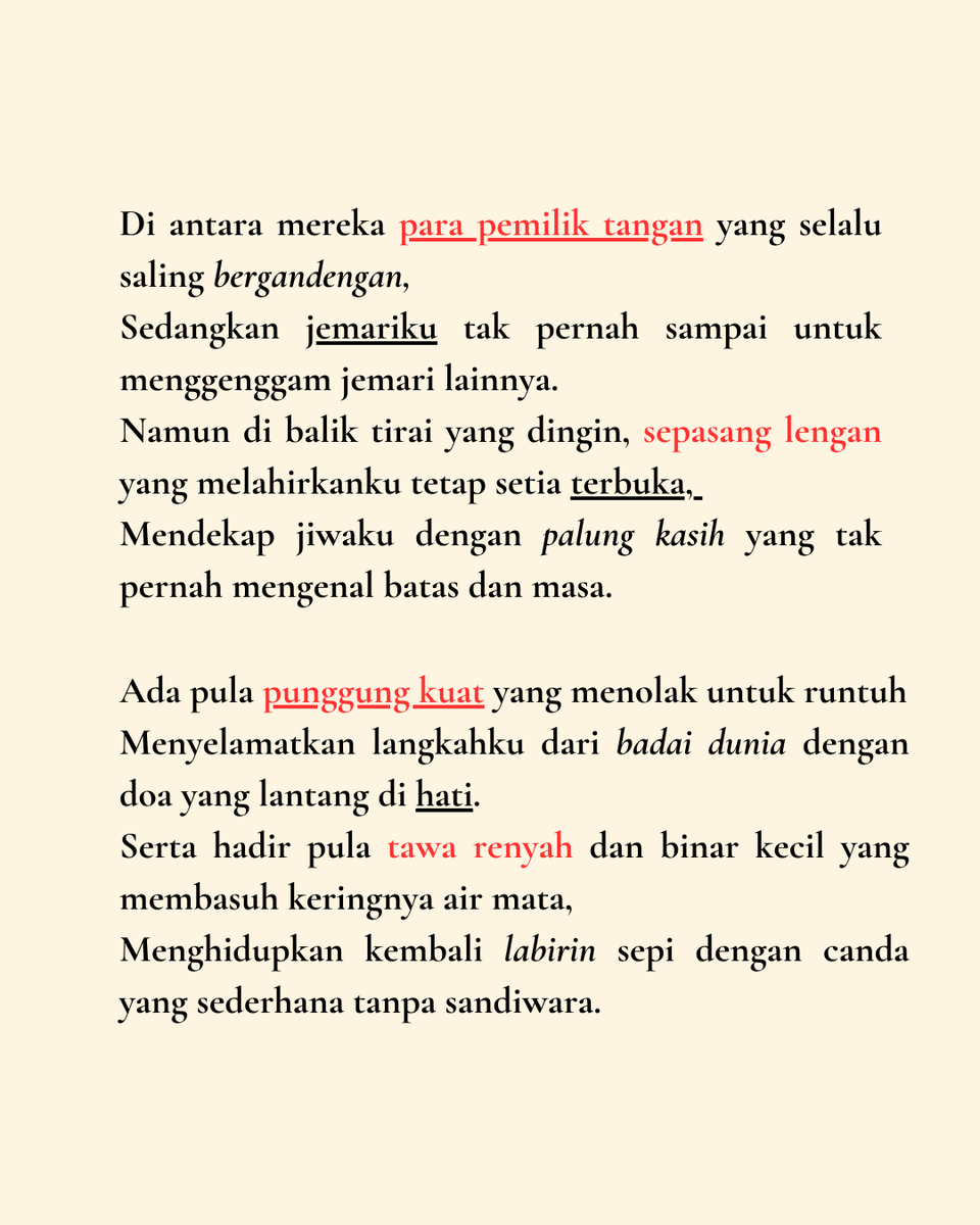 pencorner's tweet photo. terimakasih sudah menjadi rumah ternyaman, semua ku usahakan demi kalian
🖊️ novemberrain https://t.co/SVNRJJE0Cd