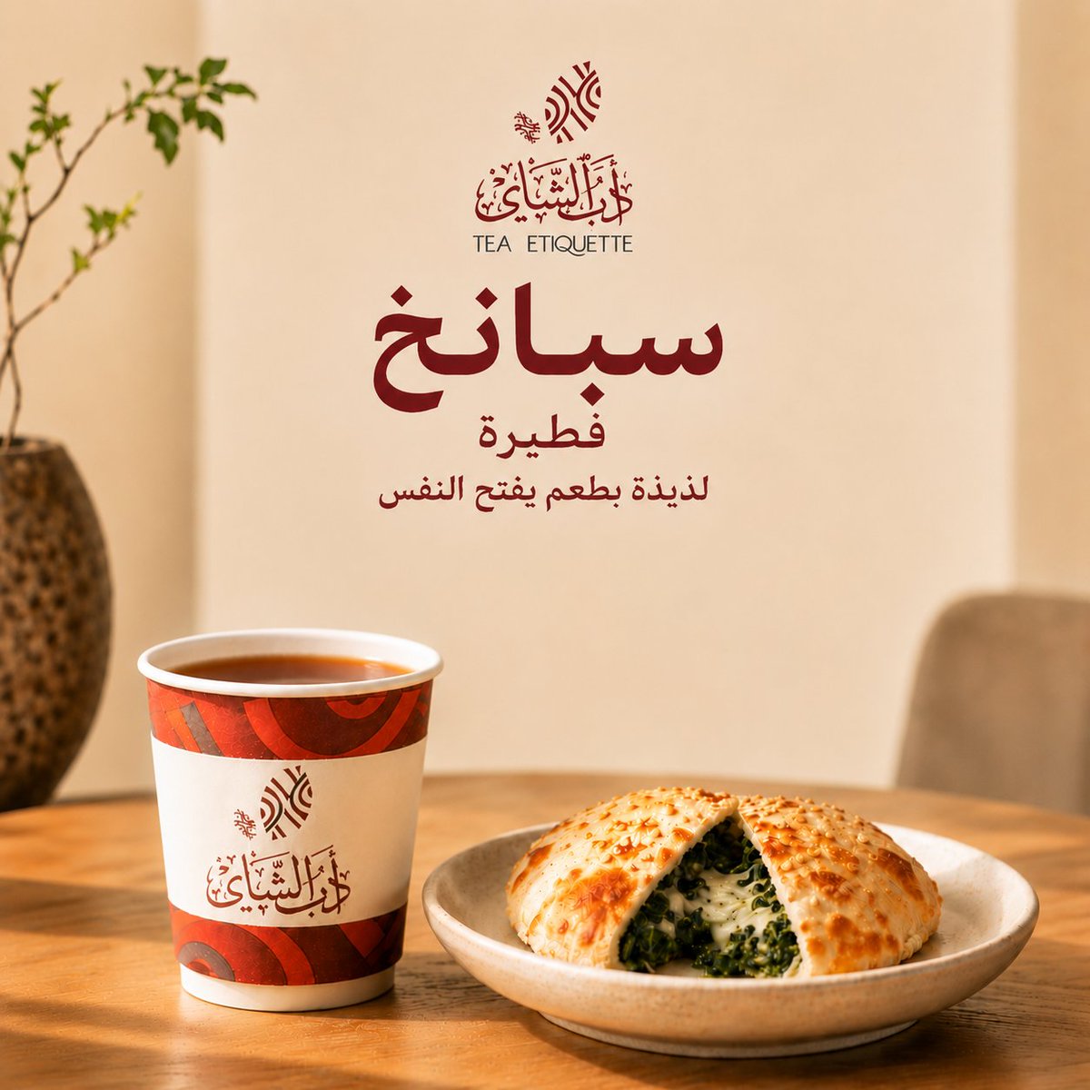 teaetique's tweet photo. فطيرة سبانخ + شاي ☕ = 💛
طعم يفتح النفس ومزاجك يصير حلو 😎
#أدب_الشاي https://t.co/etrlNLJvqQ