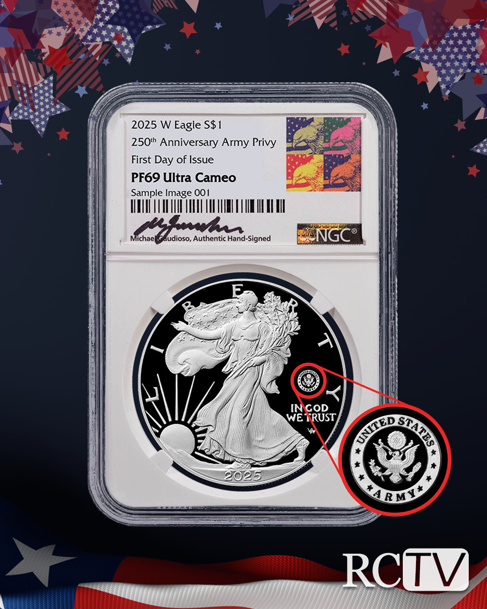RareCoinTV's tweet photo. This Armed Forces Day, we honor the brave men and women who have served our nation 🇺🇸 

Celebrate America’s 250th birthday with a collection featuring special military branch privy marks.

Get yours at link in bio. https://t.co/bRr0CT2oov