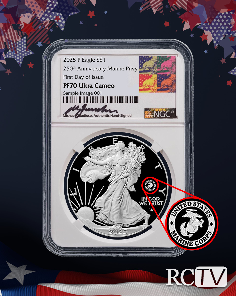 RareCoinTV's tweet photo. This Armed Forces Day, we honor the brave men and women who have served our nation 🇺🇸 

Celebrate America’s 250th birthday with a collection featuring special military branch privy marks.

Get yours at link in bio. https://t.co/bRr0CT2oov