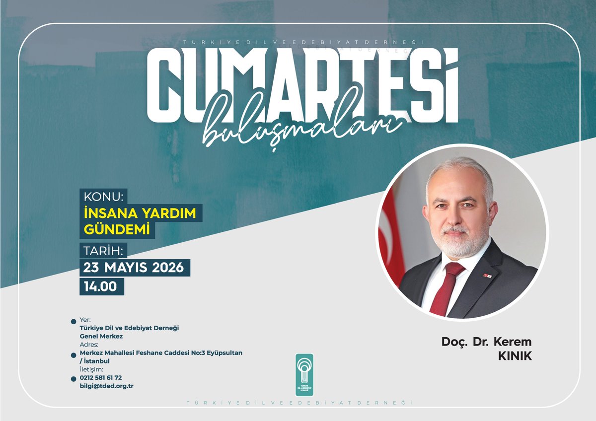 Türkiye Dil ve Edebiyat Derneği tweet media