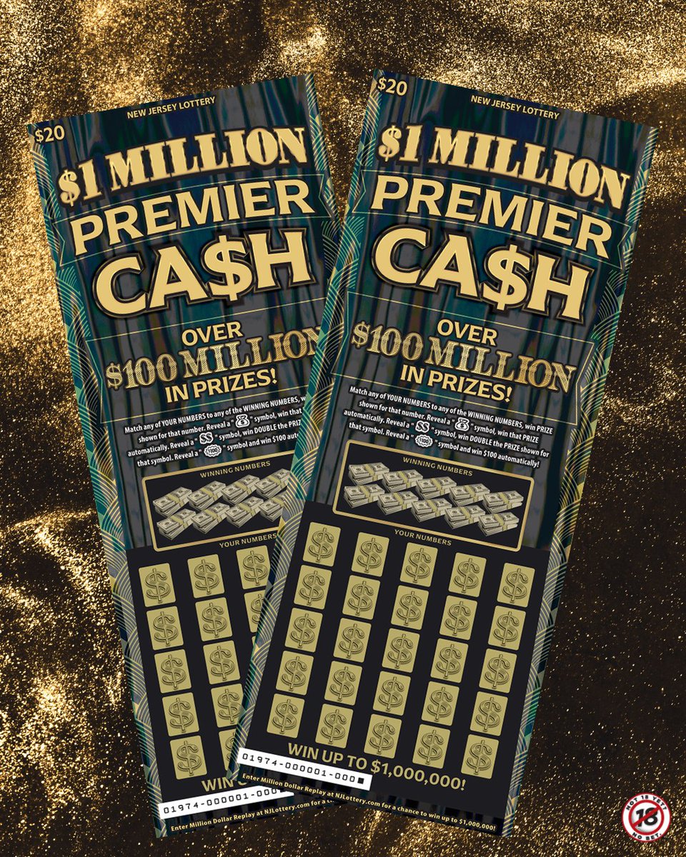 NJLottery's tweet photo. 😎 It's the #premier way to win up to $1,000,000 with a sleek obsidian shine! Have you tried $30 Premier Ca$h? 🤔 For Scratch-Offs game odds, visit https://t.co/LTUjX9ZRRv. #ScratchOffsSaturday https://t.co/rijJVl49mv