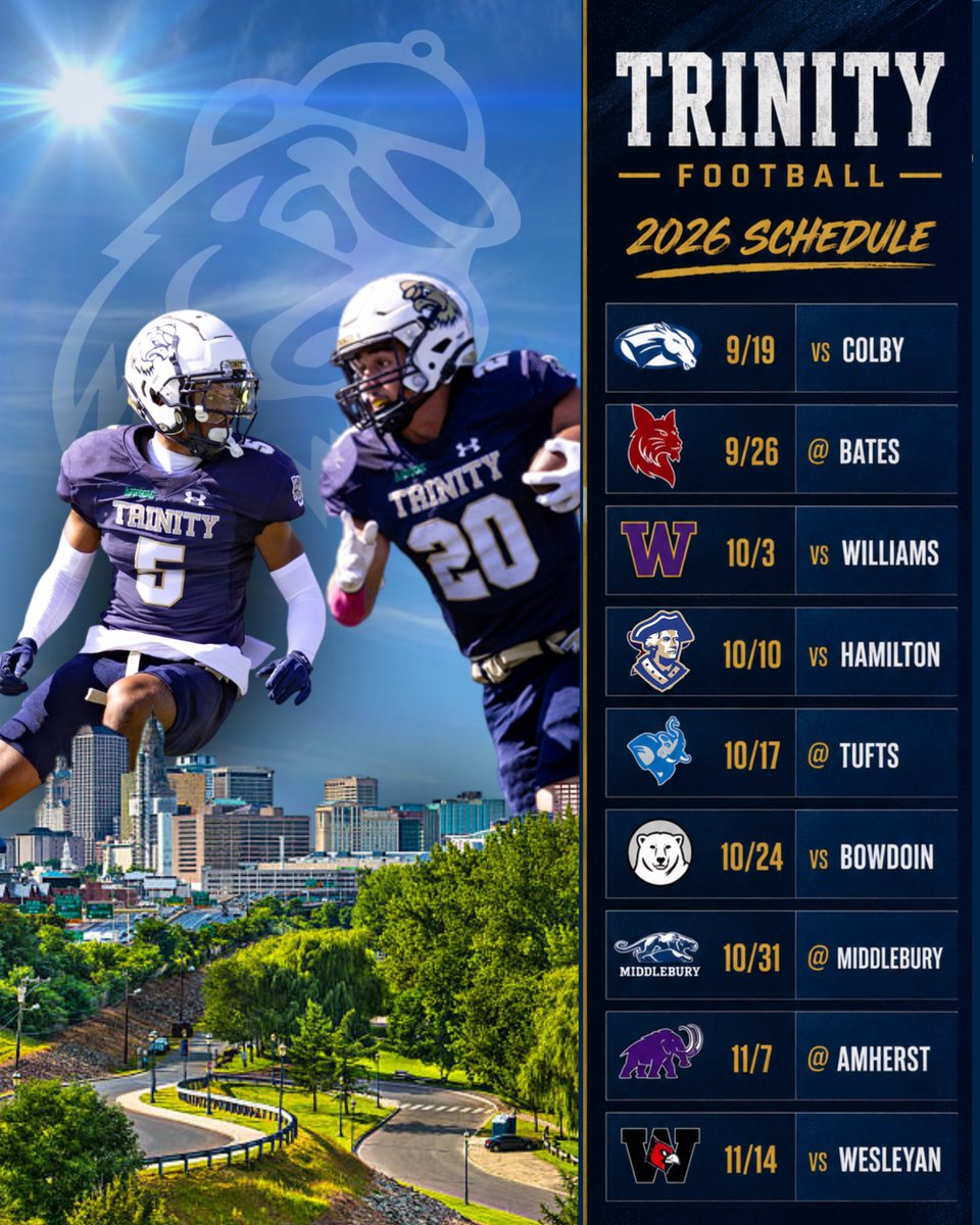 Trinity College Football tweet media