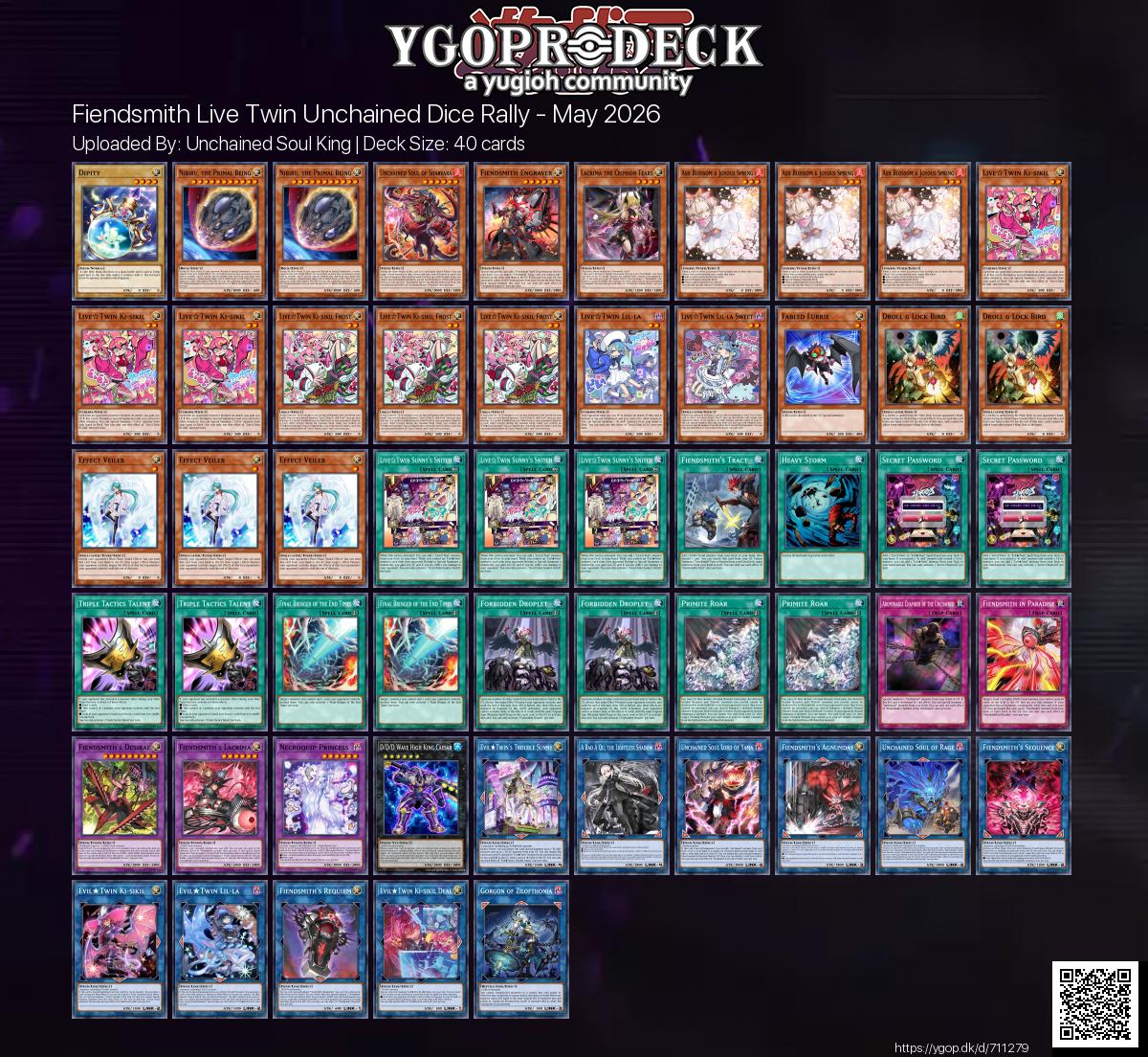 Yu-Gi-Oh! Deck of the Day - Fiendsmith Live Twin Unchained (Dice Rally - May 2026) https://t.co/RC1uB68iOL 102 0 #yugioh #yugiohtcg Yu-Gi-Oh! Deck of the Day - Fiendsmith Live Twin Unchained (Dice Rally - May 2026) https://t.co/RC1uB68iOL 102 0 #yugioh #yugiohtcg