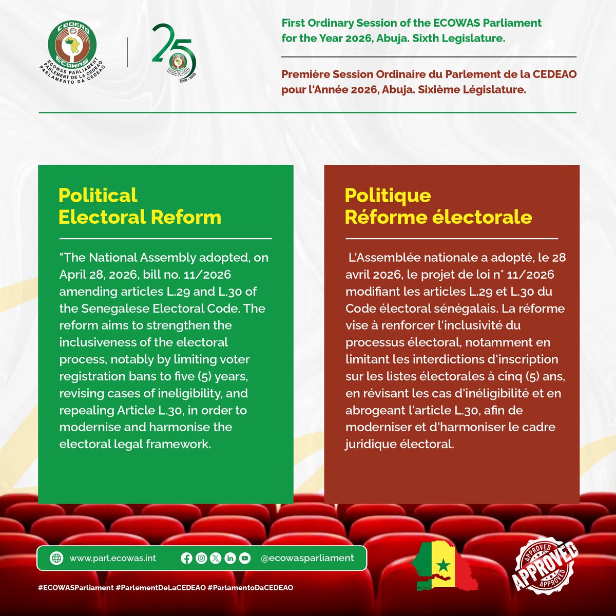ECOWAS Parliament tweet media