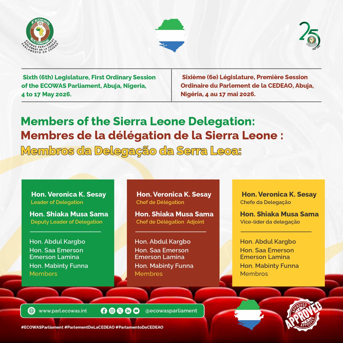 ECOWAS Parliament tweet media
