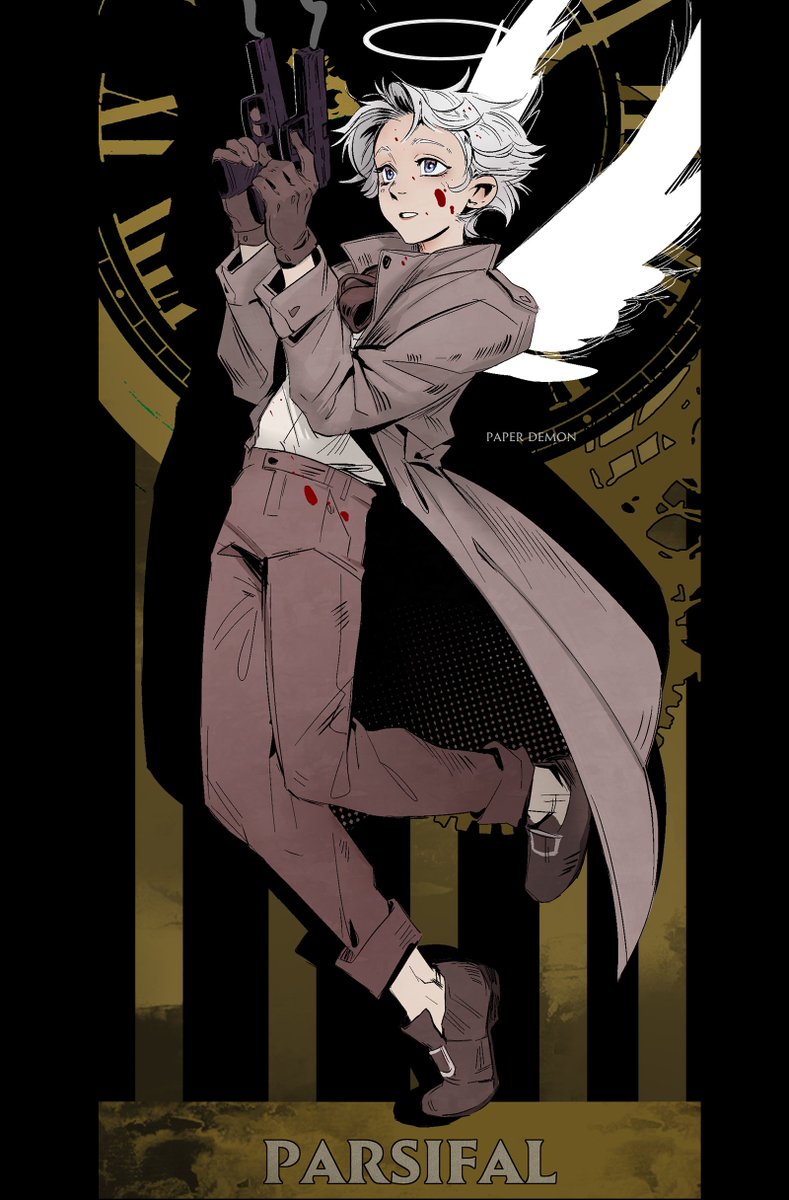 PaperDemon_art's tweet photo. Parsifal
 ________________ 
 #VtM #WorldofDarkness #Malkavian #WoD https://t.co/eEljeRHRFv
