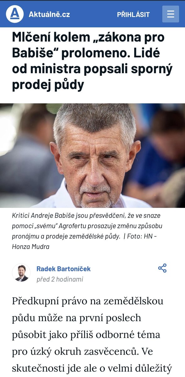 Radek Bartoníček tweet media