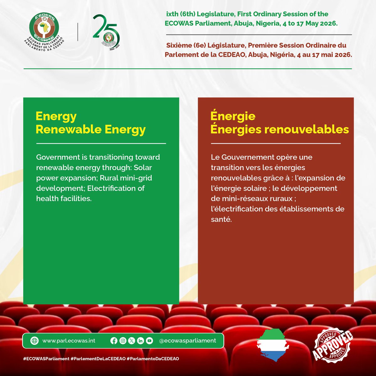 ECOWAS Parliament tweet media