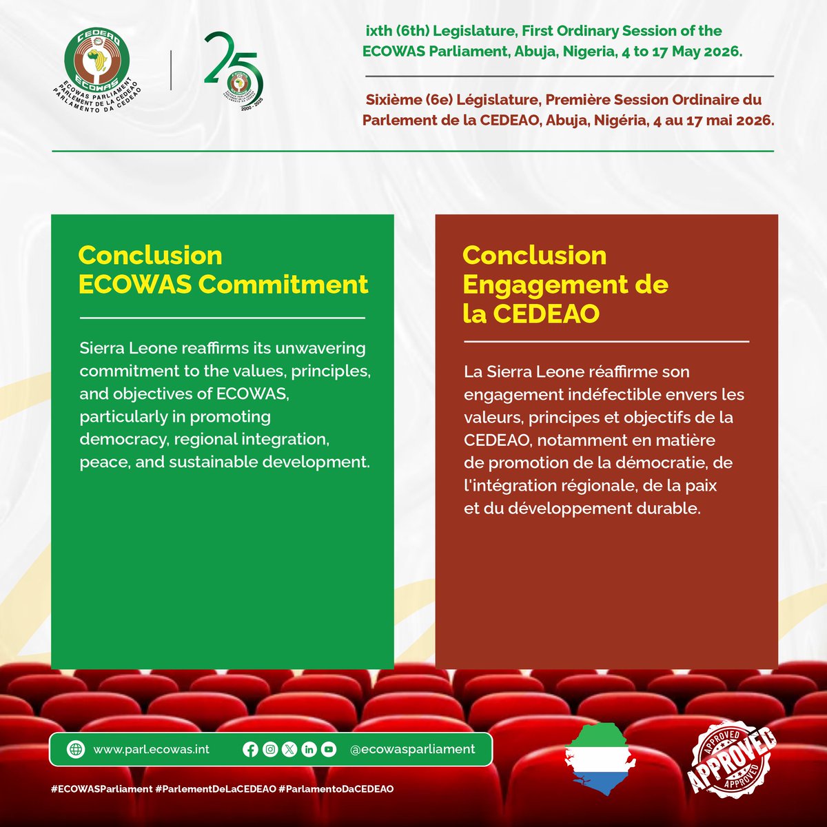 ECOWAS Parliament tweet media