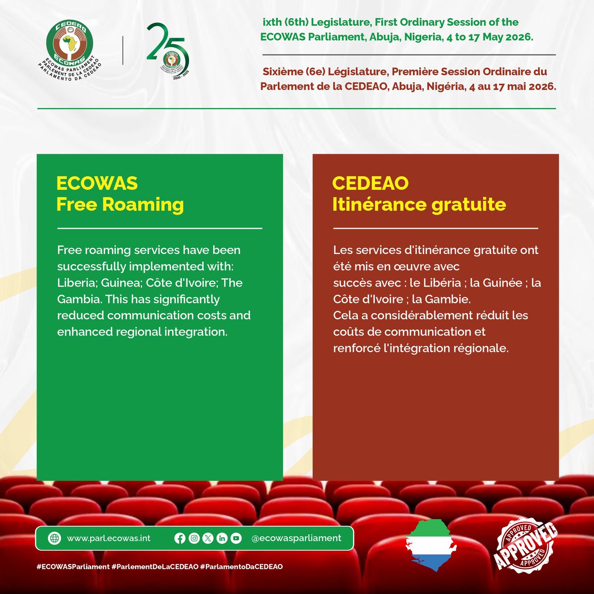 ECOWAS Parliament tweet media