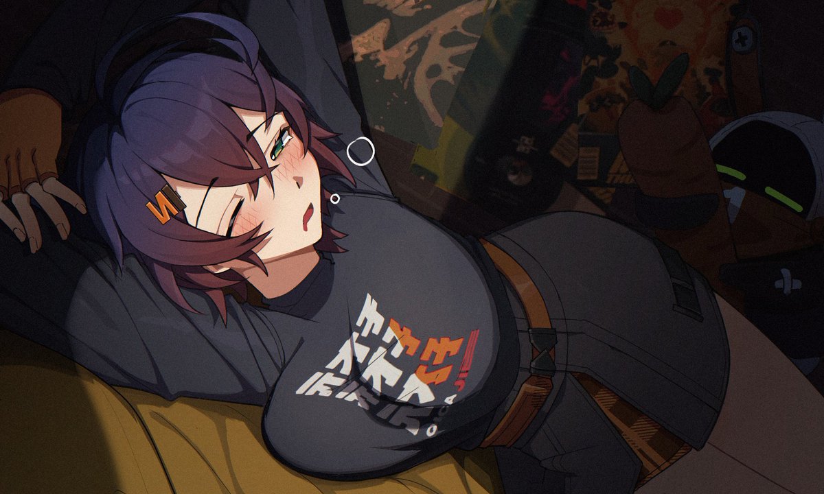 _yourbestproxy's tweet photo. ❝ Mmm... ah... is it morning already? 

It's Saturday, just give me... 15 more minutes... ❞ https://t.co/QBMyAEhfll
